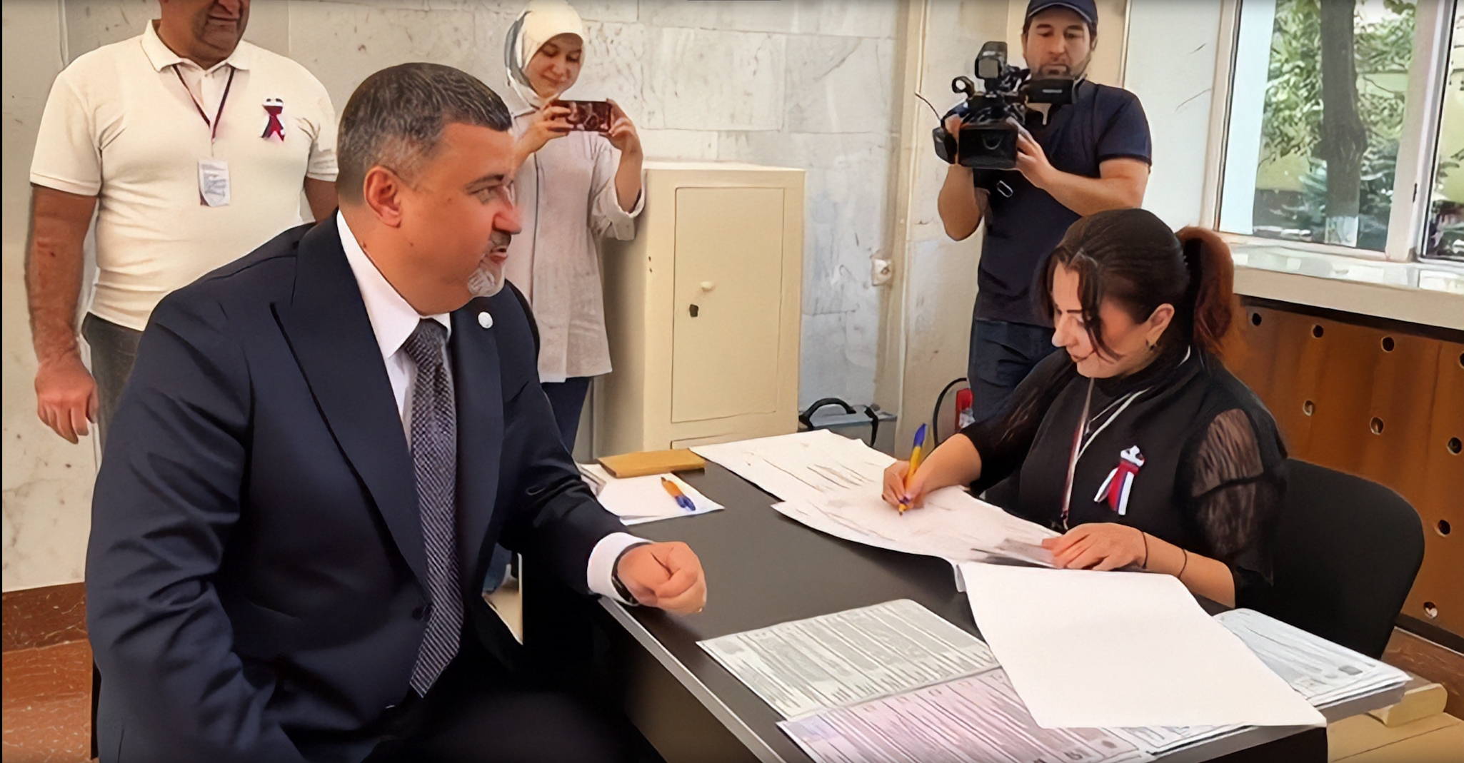 Фёдор Щукин проголосовал на выборах