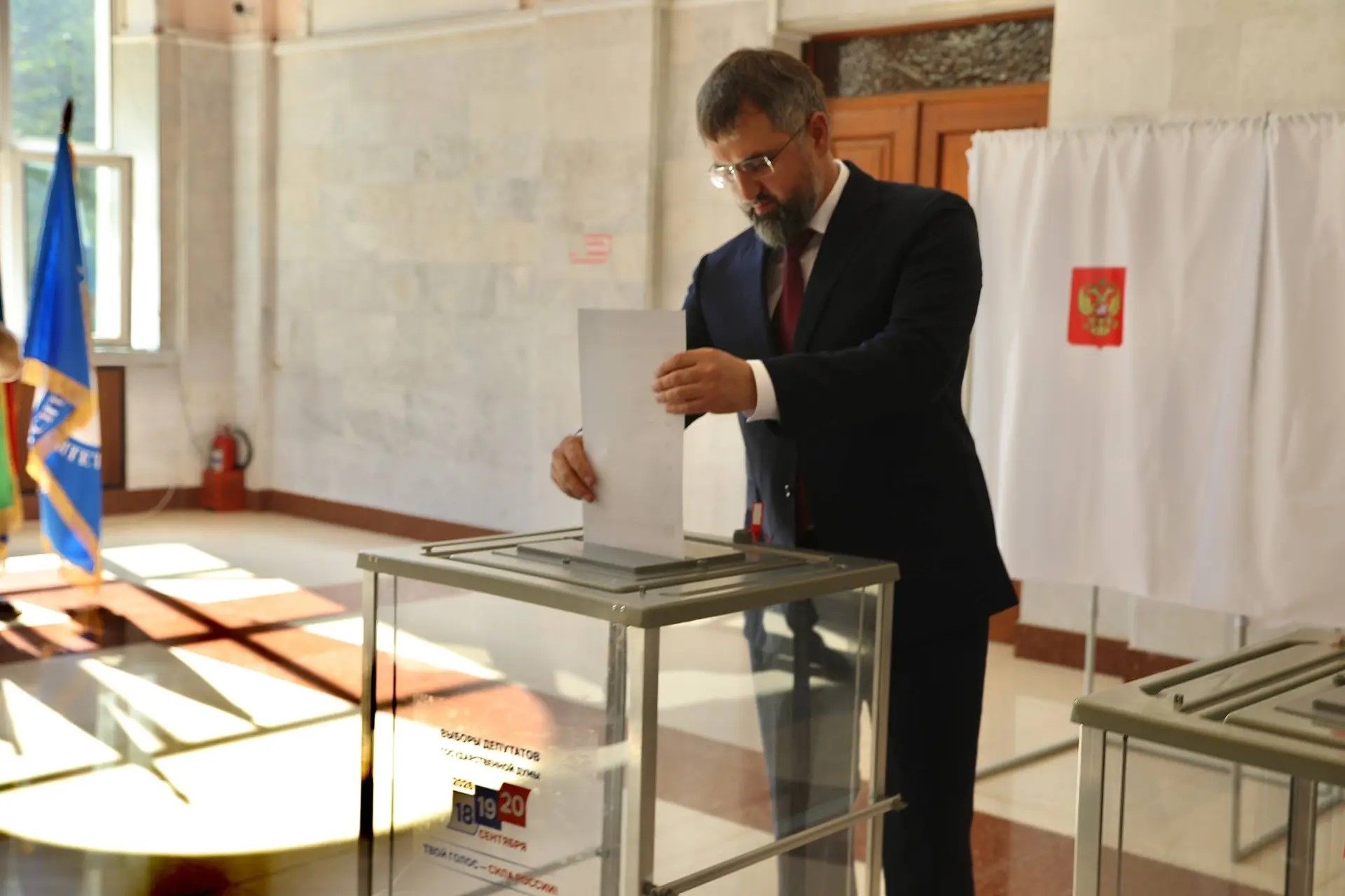 Магомед Рамазанов проголосовал на выборах