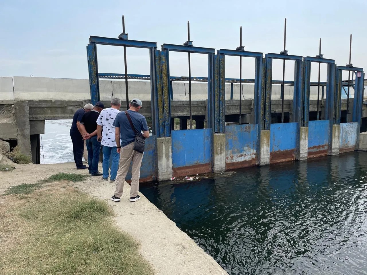 Обследование Гаруновского сбросного канала и головного водозаборного сооружения