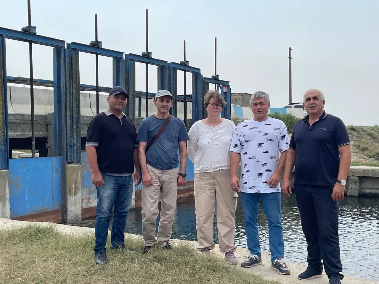 Обследование Гаруновского сбросного канала и головного водозаборного сооружения
